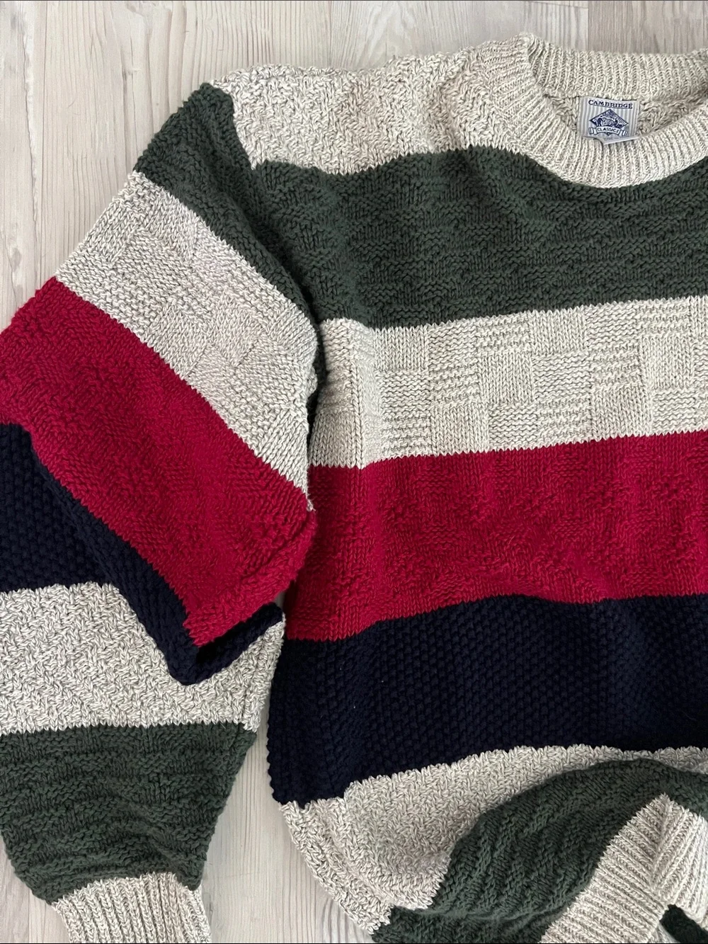 Cambridge Classics Striped Crewneck Sweater